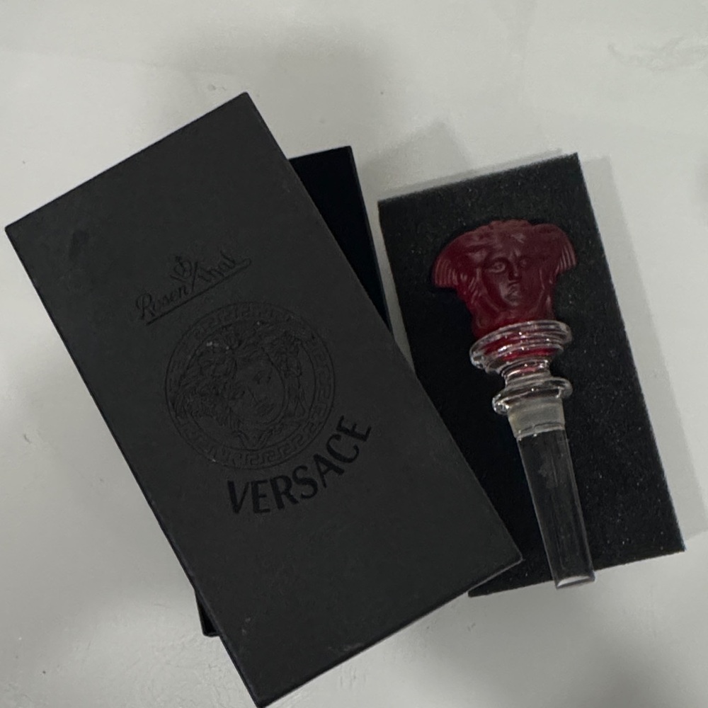 Versace glass Wine Stopper - Picture 2 of 6
